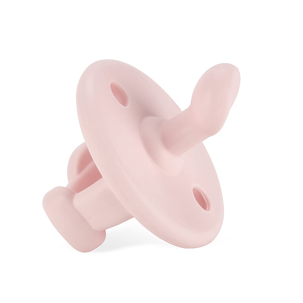 Itzy Ritzy Silicone Orthodontic Pacifiers Set of 2, 0-6M, Ballet & Primrose