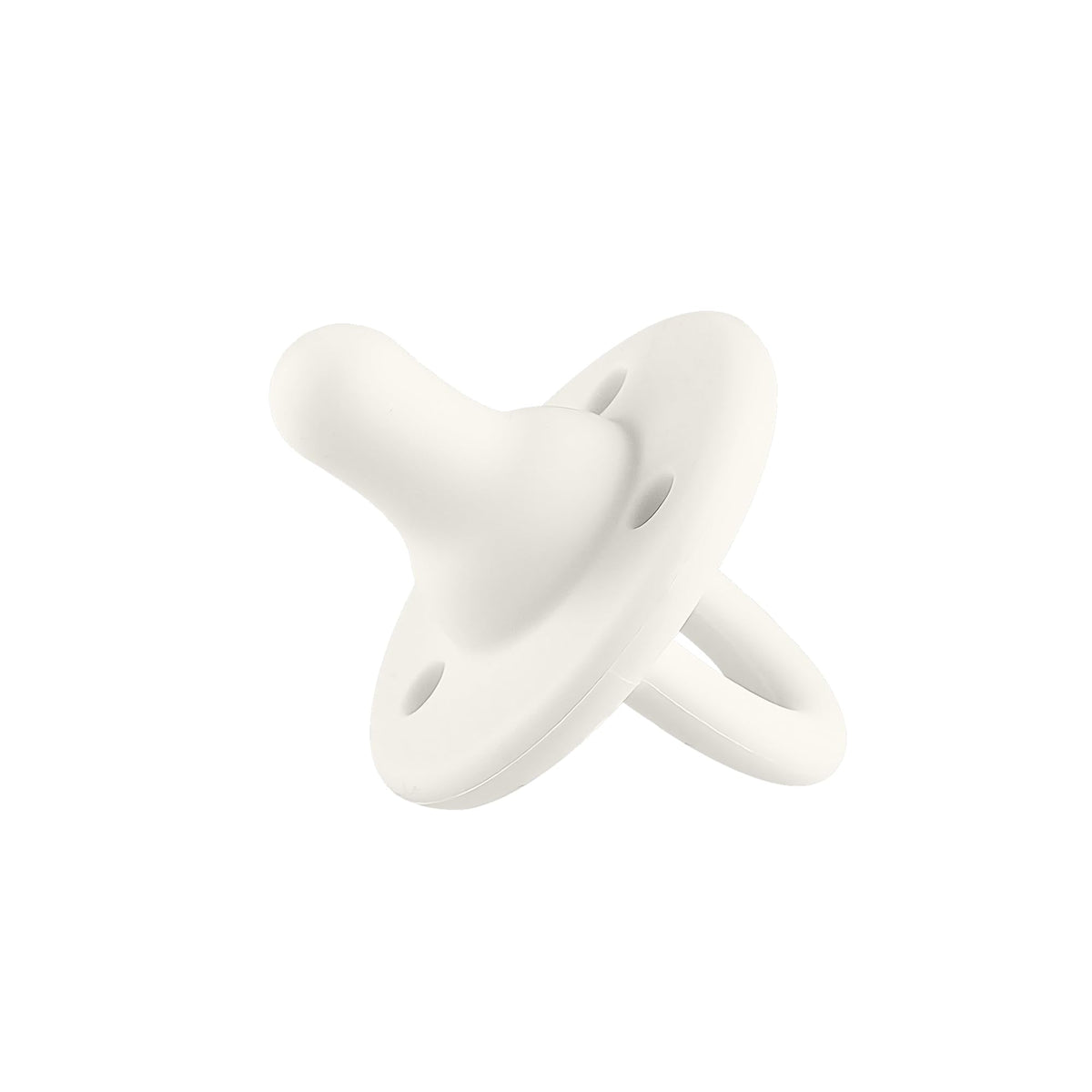 Lee Lee and Me Newborn Pacifier - Sand - 100% Medical Grade Silicone Paci - Breast-Like Nipple for Natural Latch - BPA-Free - Size 0-18 Months