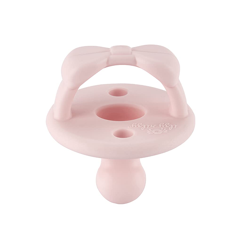 Itzy Ritzy Silicone Orthodontic Pacifiers Set of 2, 0-6M, Ballet & Primrose
