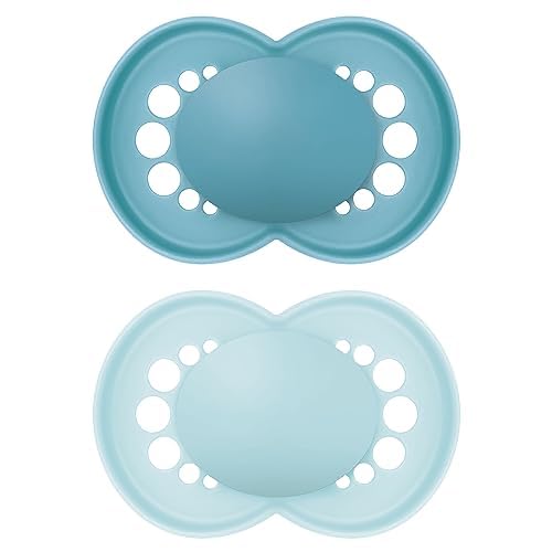 MAM Original Baby Pacifier 16+ Mths, Skin Soft Silicone Nipple, 4 Pack