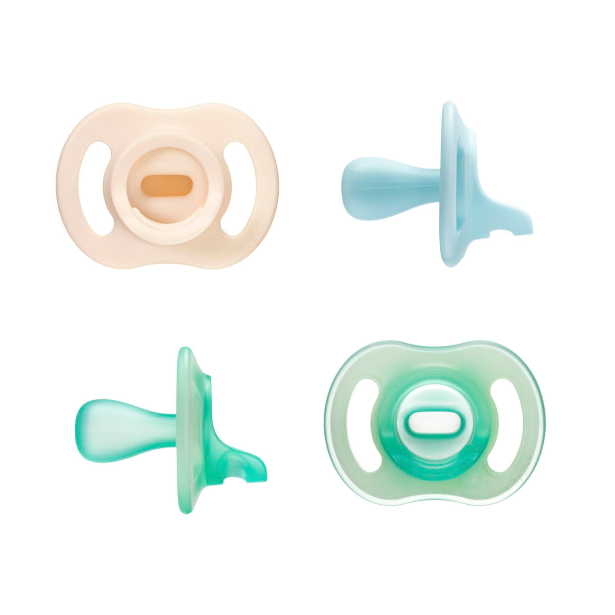 Tommee Tippee StayPut Pacifier Set, 6-18 Months, Silicone, Pack of 4