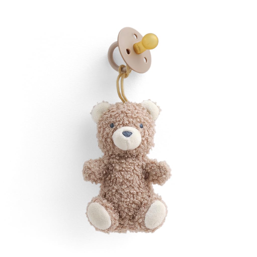 Itzy Ritzy Pacifier & Lovey Set - Natural Rubber Pacifier with Plush Cow