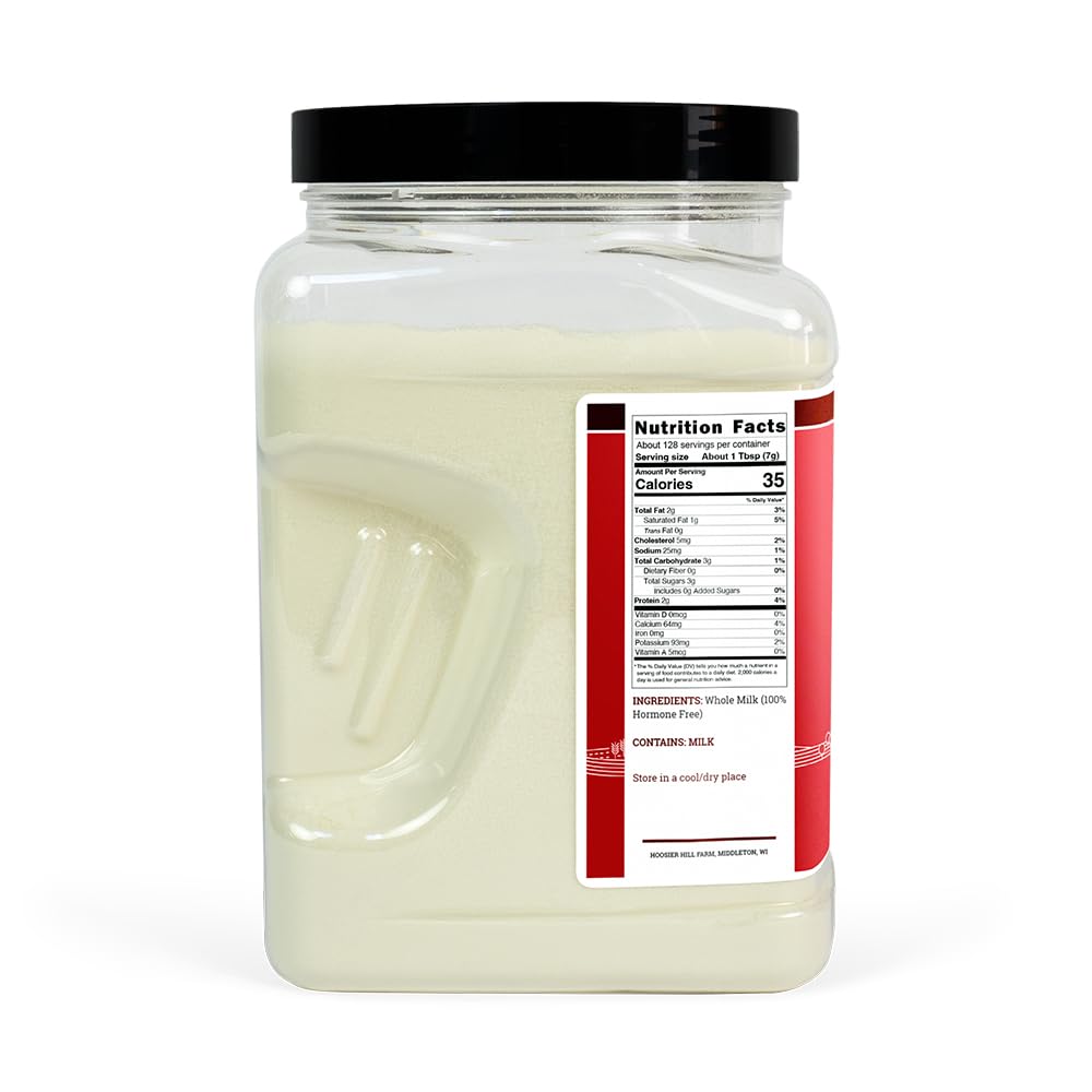 Hoosier Hill Farm Whole Milk Powder, 2LB (Pack of 1)
