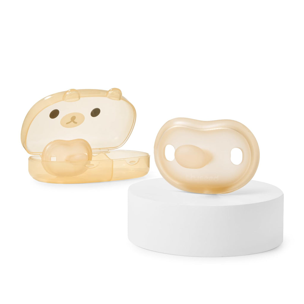 Thyseed Baby Pacifier, Ultra-Light One-Piece, BPA-Free, Classic 0-6 Months