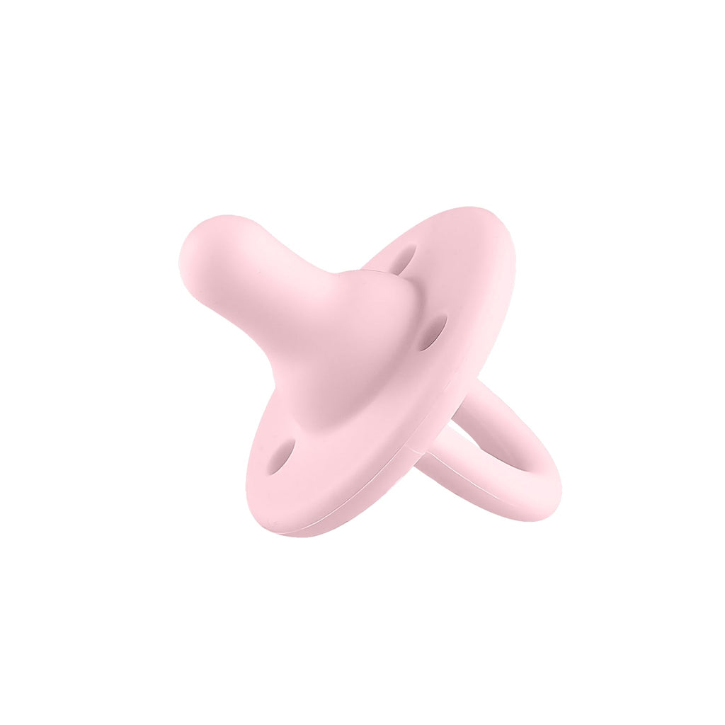 Lee Lee and Me Newborn Pacifier - Sand - 100% Medical Grade Silicone Paci - Breast-Like Nipple for Natural Latch - BPA-Free - Size 0-18 Months
