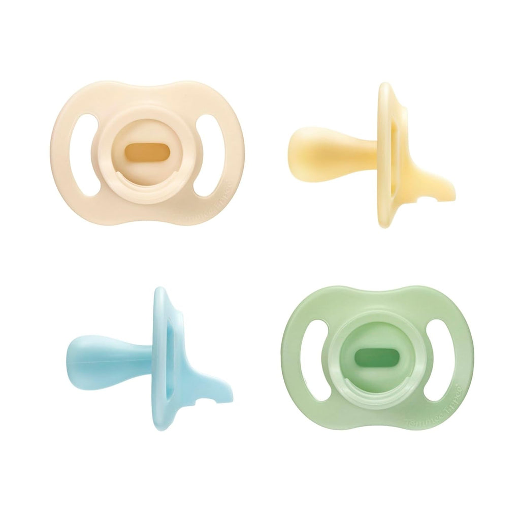 Tommee Tippee Ultra-Light StayPut Pacifier, 0-6 Months, Pack of 4