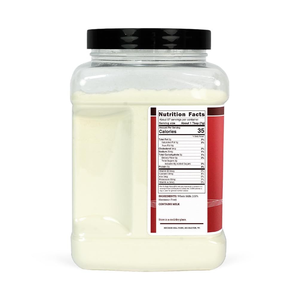 Hoosier Hill Farm Whole Milk Powder, 1.5LB (Pack of 1)