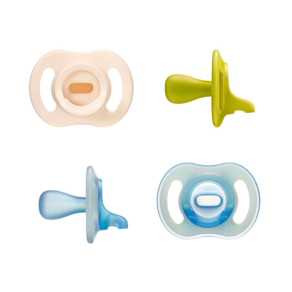 Tommee Tippee StayPut Pacifier Set, 6-18 Months, Silicone, Pack of 4