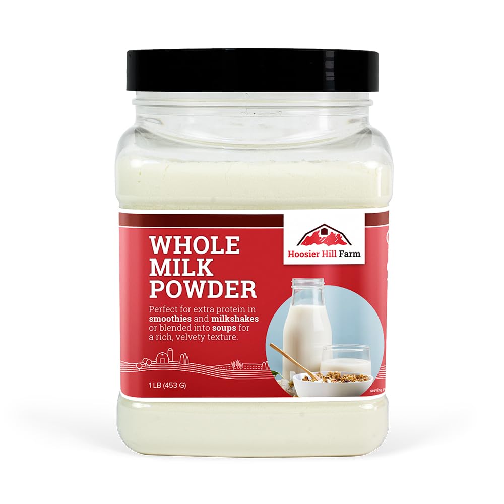 Hoosier Hill Farm Whole Milk Powder, 1.5LB (Pack of 1)