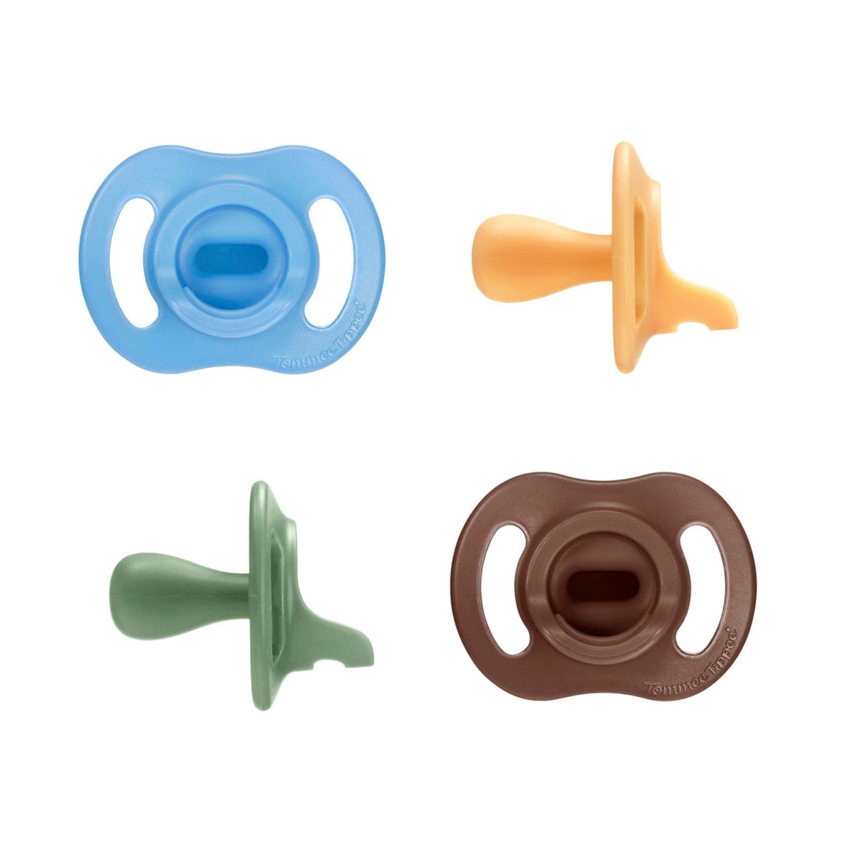 Tommee Tippee Ultra-Light StayPut Pacifier, 0-6 Months, Pack of 4