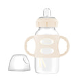Dr. Brown's Wide-Neck Sippy Spout Bottle with Handles, Pink & Ecru, 2-Pack