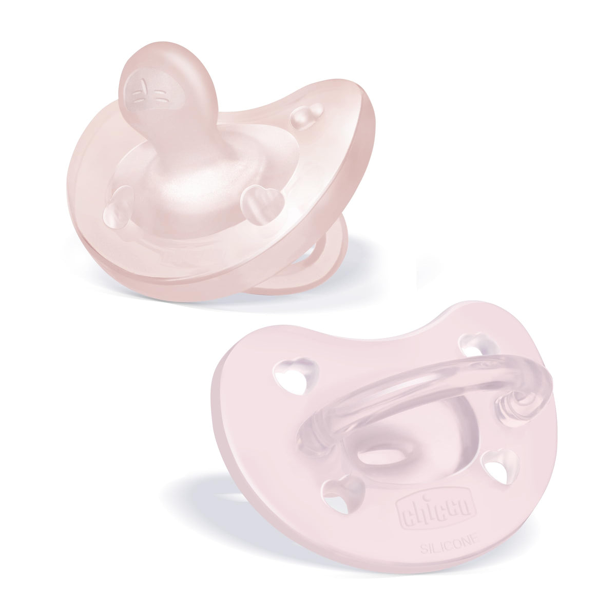 Chicco PhysioForma Silicone Orthodontic Pacifier One-Piece, 6-16m, 2-Pack