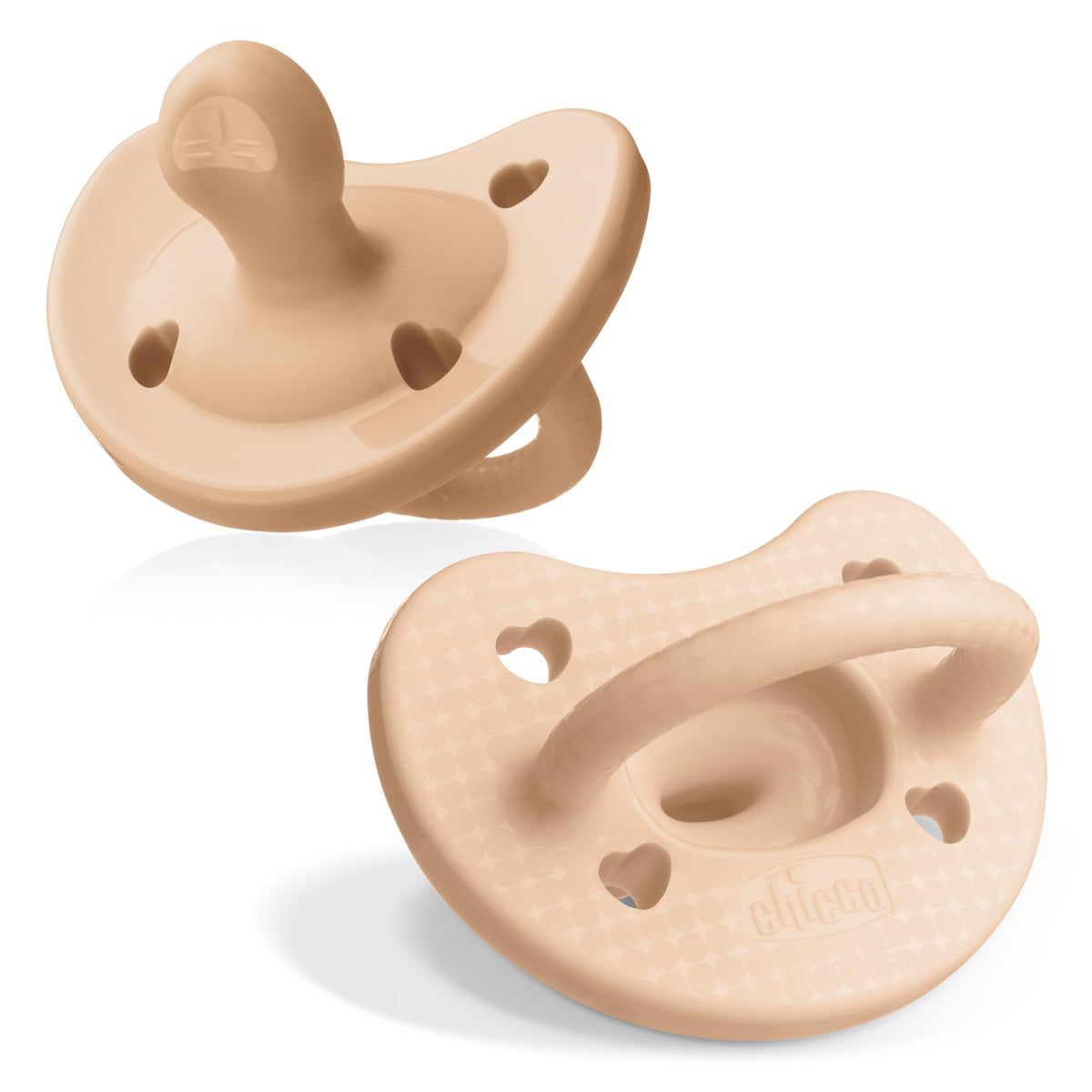 Chicco PhysioForma Silicone Orthodontic Pacifier One-Piece, 6-16m, 2-Pack