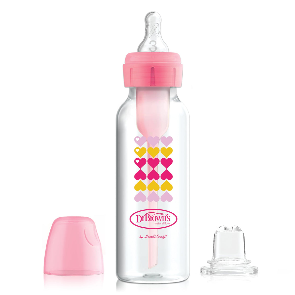 Dr. Brown's Narrow Sippy Bottle Starter Kit, Green, 6m+