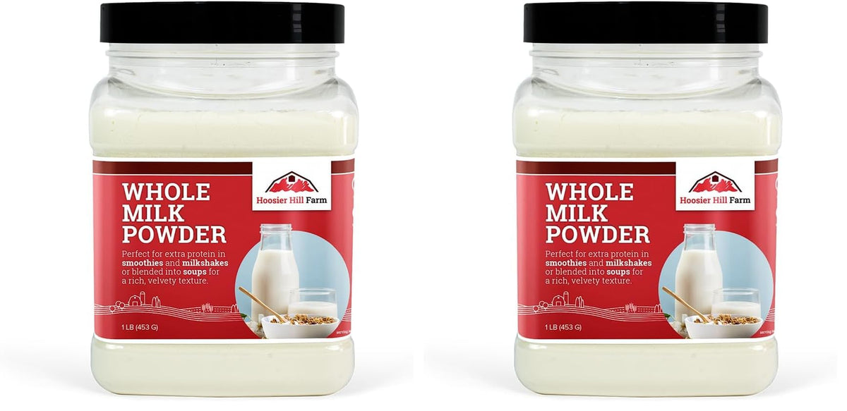 Whole Milk Powder by Hoosier Hill Farm, 1 Pound (Pack of 1)