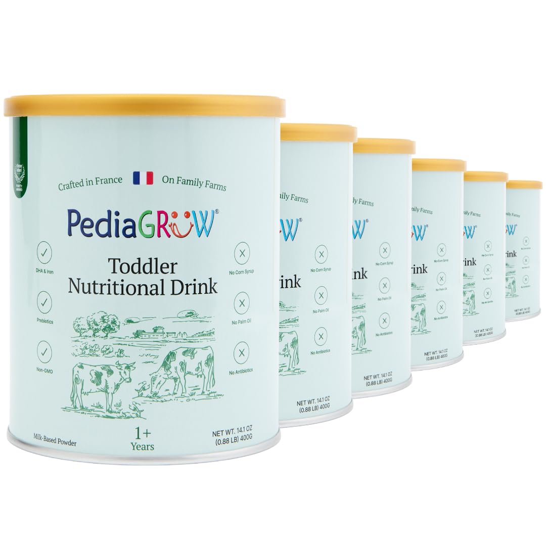 Premium European Toddler Nutritional Milk Drink Powder | Made in France, Grass-Fed Milk | DHA, Iron & Protein | Non-GMO | Great for Smoothies & Picky Eaters | 1 Year and Older