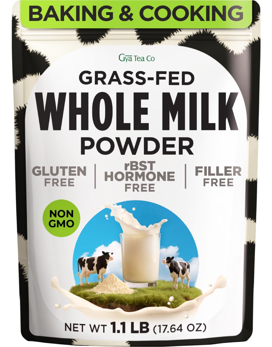 Whole Milk Powder 1.1 Lb (77 Servings) for Smoothies, Drinks & Baking