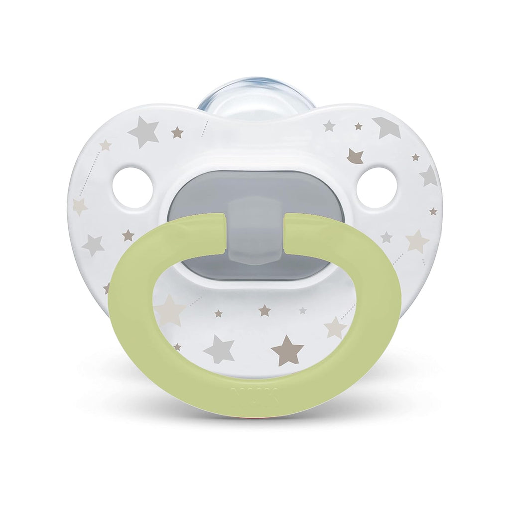 NUK First Choice Classic Orthodontic Baby Pacifier, 0-6 Months Newborn Pacifier, Neutral, Baby Must Haves, 5-Pack