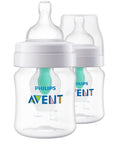 Philips Avent Anti-Colic Baby Bottle with AirFree Vent, Medium Flow, 9 oz