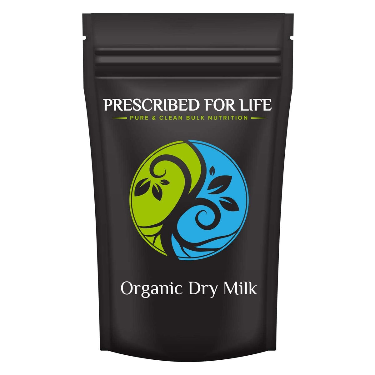 Prescribed For Life Organic Dry Milk Powder, USDA Grade A Whole Milk rBST & rBGH Free, Non GMO, Kosher, Shelf Stable Whole Milk Powder (12oz / 340g)