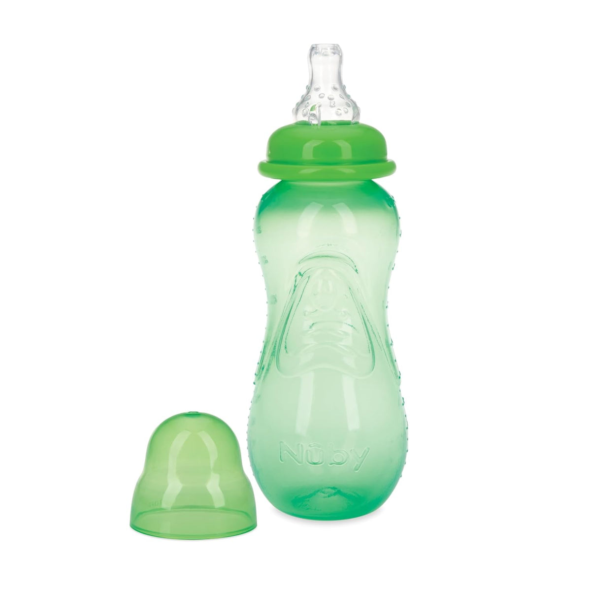 Nuby Non-Drip Standard Neck Bottles - 10 oz