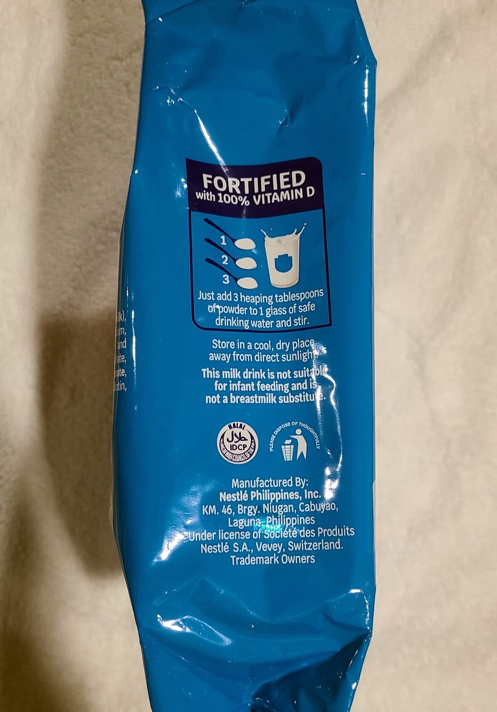 3 x 680g Bear Brand Fortified Powdered Milk
