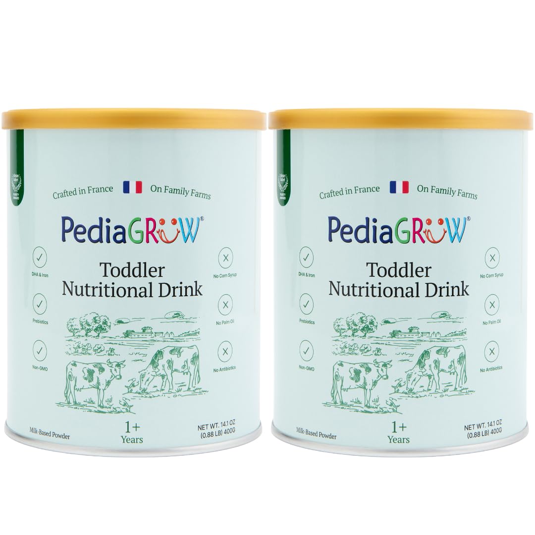 Premium European Toddler Nutritional Milk Drink Powder | Made in France, Grass-Fed Milk | DHA, Iron & Protein | Non-GMO | Great for Smoothies & Picky Eaters | 1 Year and Older