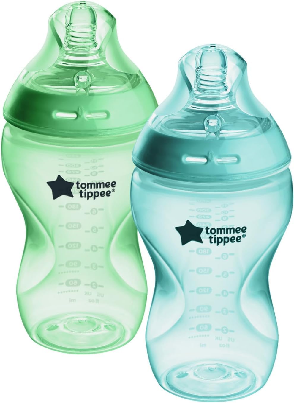 Tommee Tippee Natural Start Baby Bottles, Thicker Feed, 6m+, 11oz