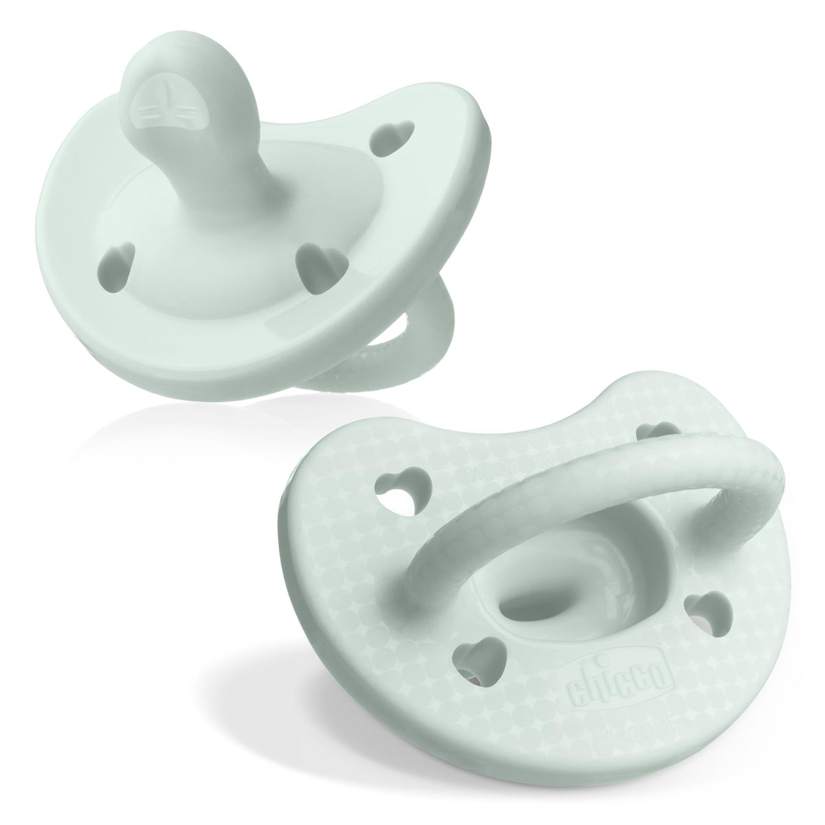 Chicco PhysioForma Silicone Orthodontic Pacifier One-Piece, 6-16m, 2-Pack