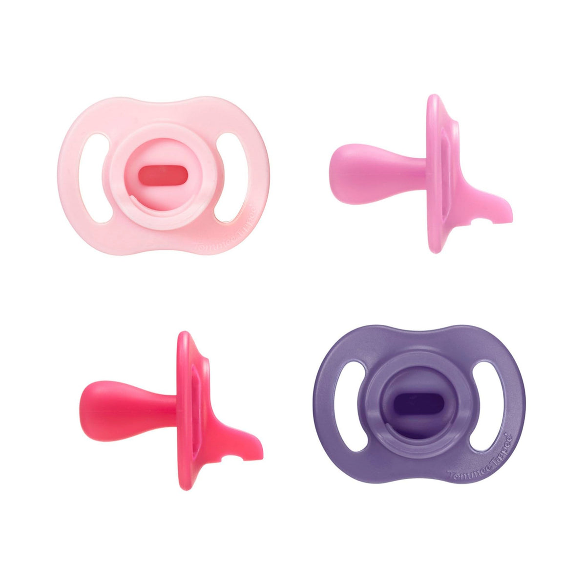 Tommee Tippee Ultra-Light StayPut Pacifier, Pack of 4