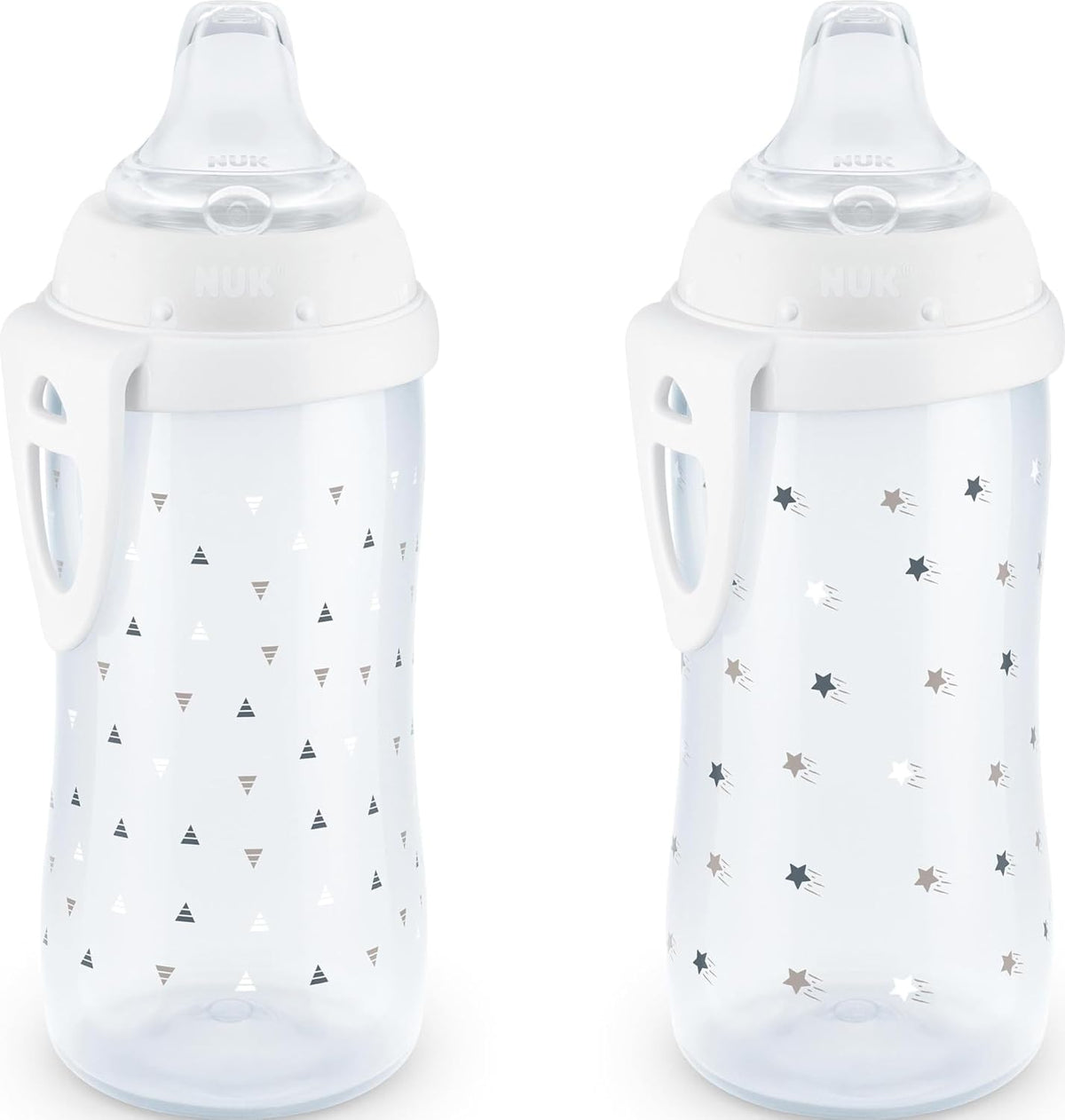 NUK Active Sippy Cup, 10 oz, 2 Pack, 12+ Months, Timeless Collection, Amazon Exclusive