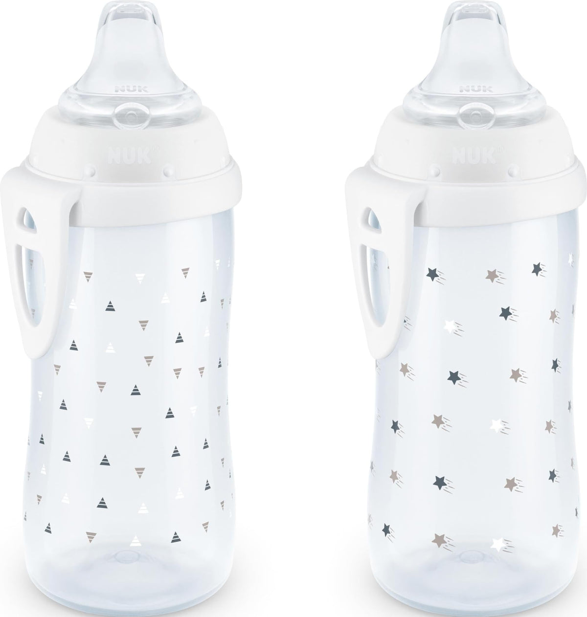 NUK Active Sippy Cup, 10 oz, 2 Pack, 12+ Months, Timeless Collection, Amazon Exclusive