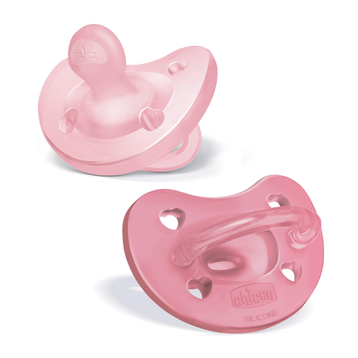Chicco PhysioForma Silicone Orthodontic Pacifier One-Piece, 6-16m, 2-Pack