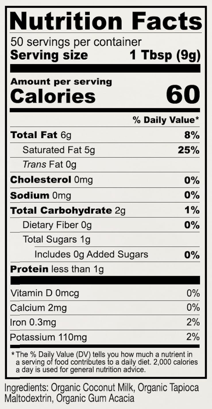 Anthony's Organic Coconut Milk Powder, 1 lb, Gluten Free, Vegan & Dairy Free, Creamer Alternative, Keto Friendly