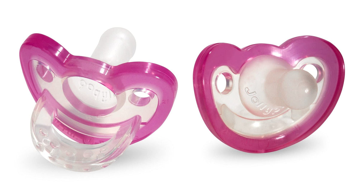 RaZbaby Jollypop Pacifier for Babies 3 Months and Up, USA Made, Natural Shaped Orthodontic Binky, Lovingly Shared in NICUs & Hospitals Worldwide, Medical-Grade 100% BPA-Free, 0-3m (Variety, 4 Count)