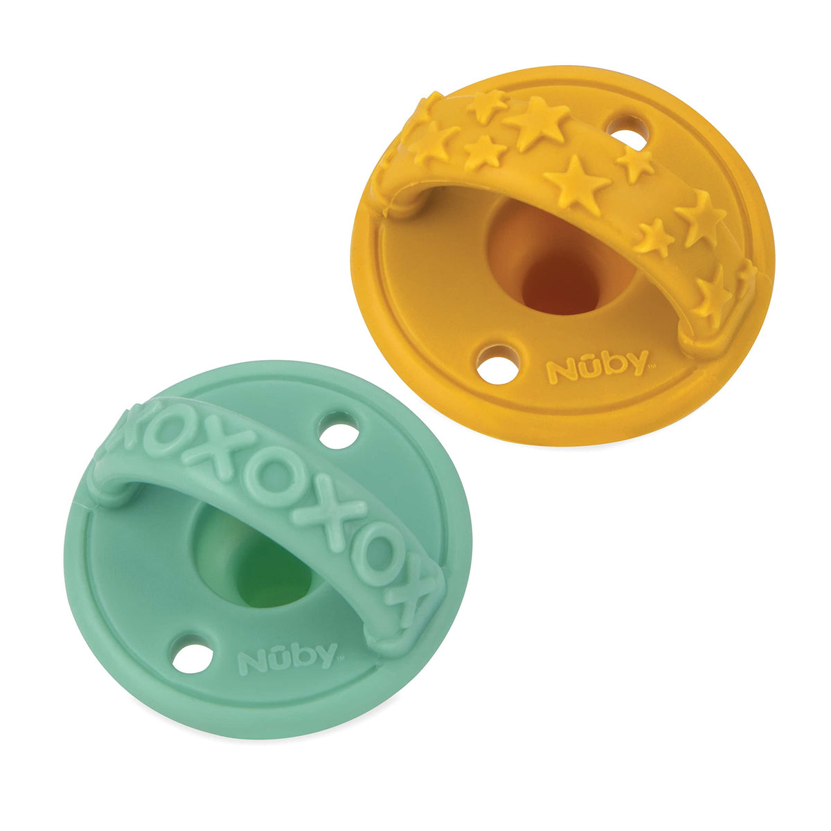 Nuby Silicone Softees Pacifier & Teether - 5 Pack