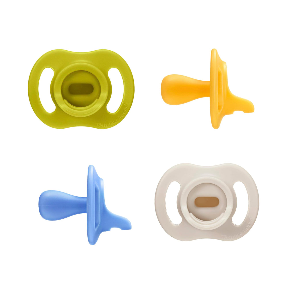Tommee Tippee Ultra-Light StayPut Pacifier, 0-6 Months, Pack of 4
