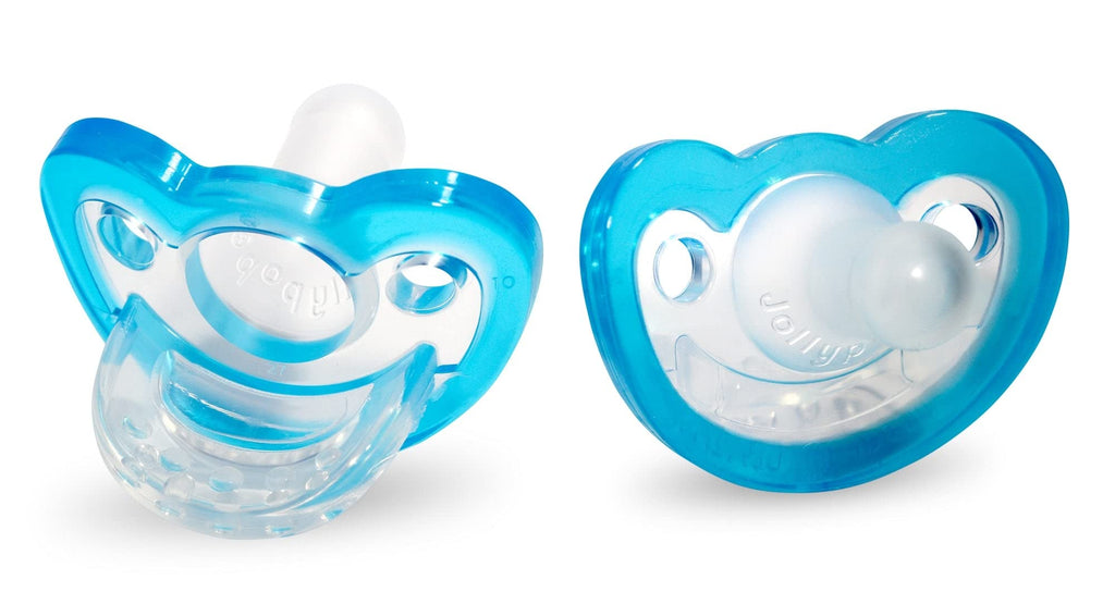 RaZbaby Jollypop Pacifier for Babies 3 Months and Up, USA Made, Natural Shaped Orthodontic Binky, Lovingly Shared in NICUs & Hospitals Worldwide, Medical-Grade 100% BPA-Free, 0-3m (Variety, 4 Count)