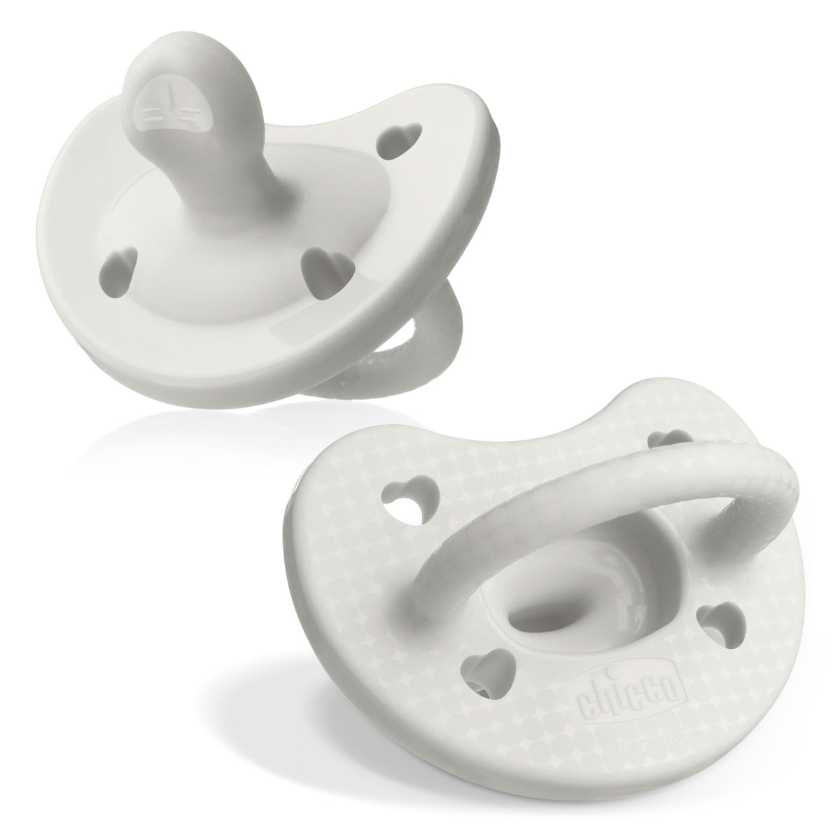 Chicco PhysioForma Silicone Orthodontic Pacifier One-Piece, 6-16m, 2-Pack