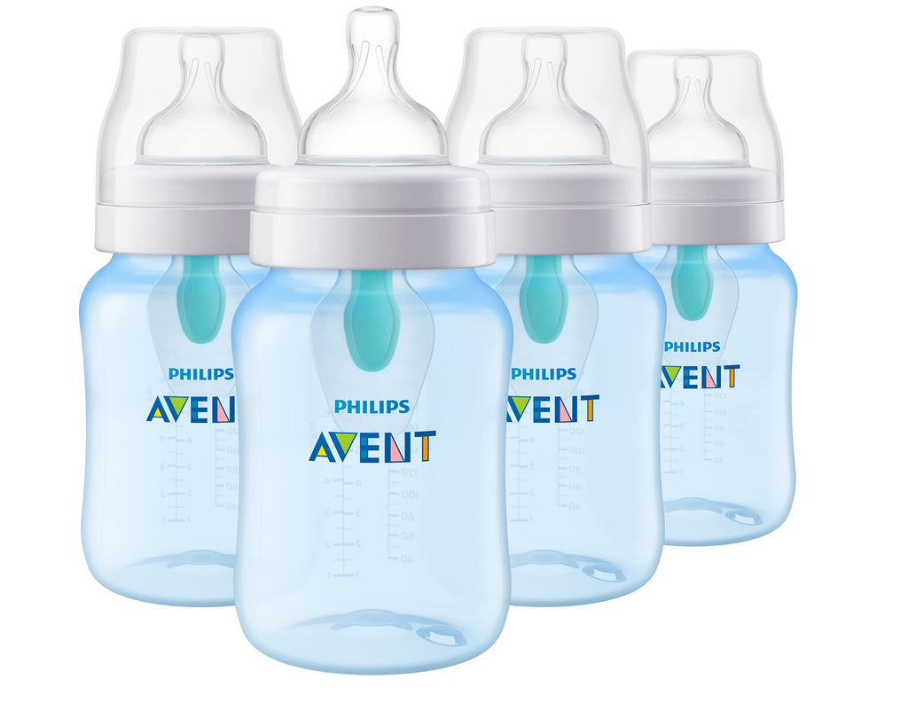 Philips Avent Anti-Colic Baby Bottle with AirFree Vent, Slow Flow, 4 oz