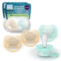 Philips Avent Ultra Air Nighttime Baby Pacifier, 0-6 Months, BPA-Free
