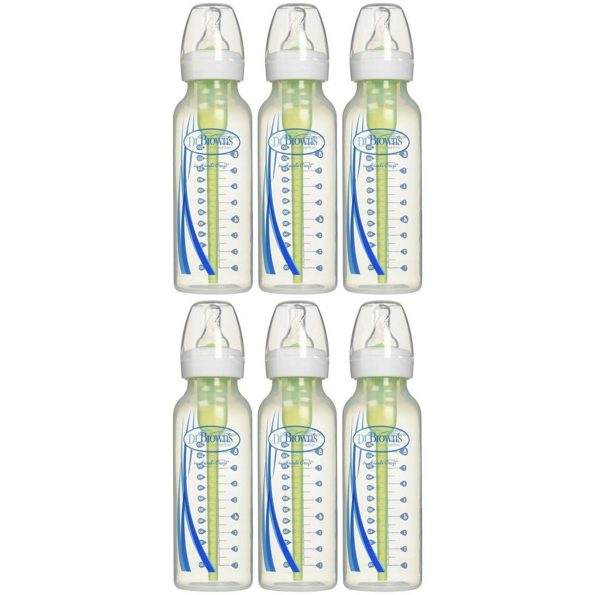 Dr. Brown's Bottles 6 Count (4 Oz), Option Bottles Can Be Used with or Without the Vent