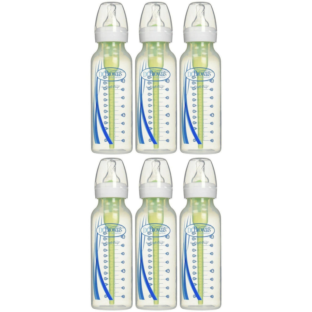 Dr. Brown's Bottles 6 Count (4 Oz), Option Bottles Can Be Used with or Without the Vent