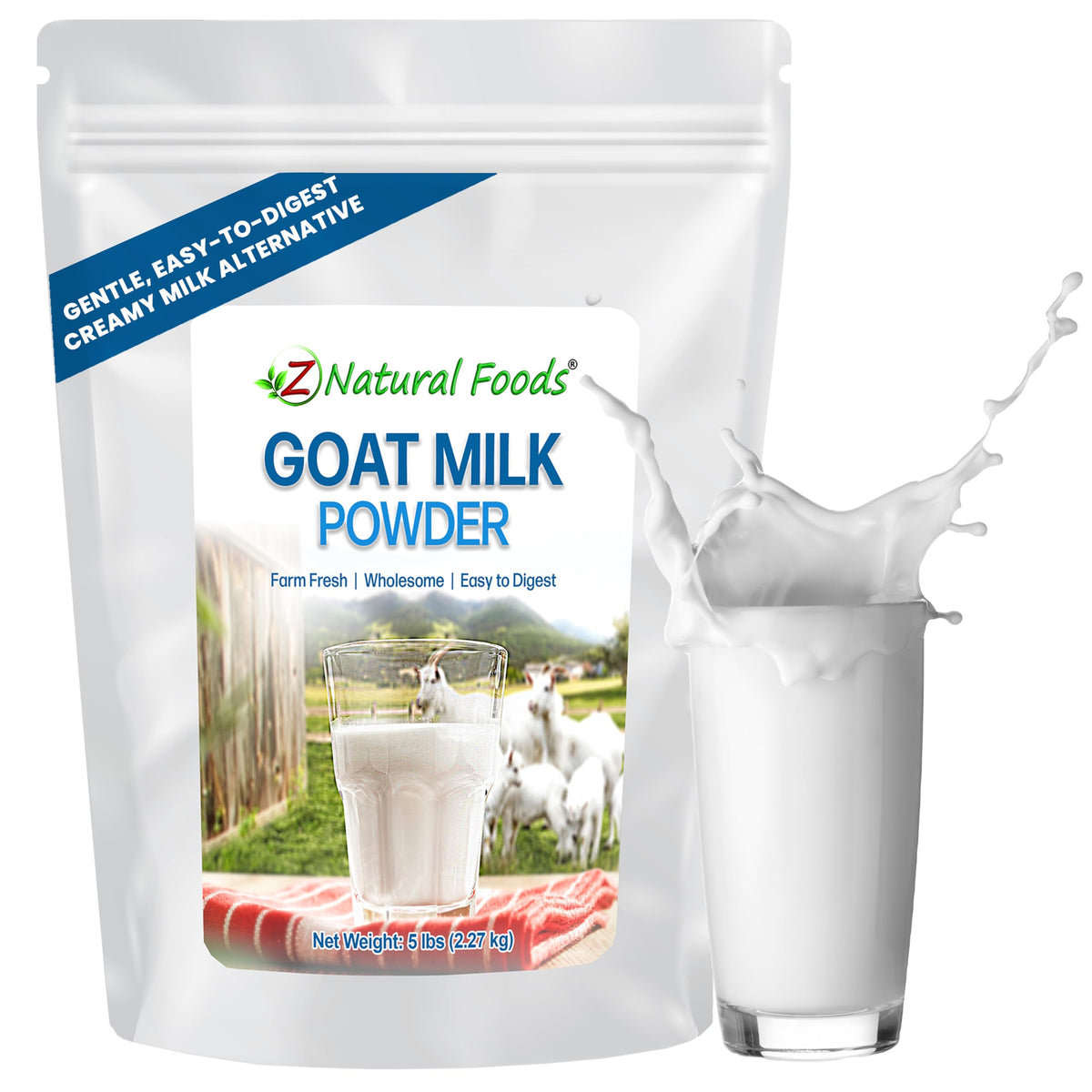 Z Natural Foods Premium Whole Milk Powder - Pasteurized Dry Milk, 1 lb