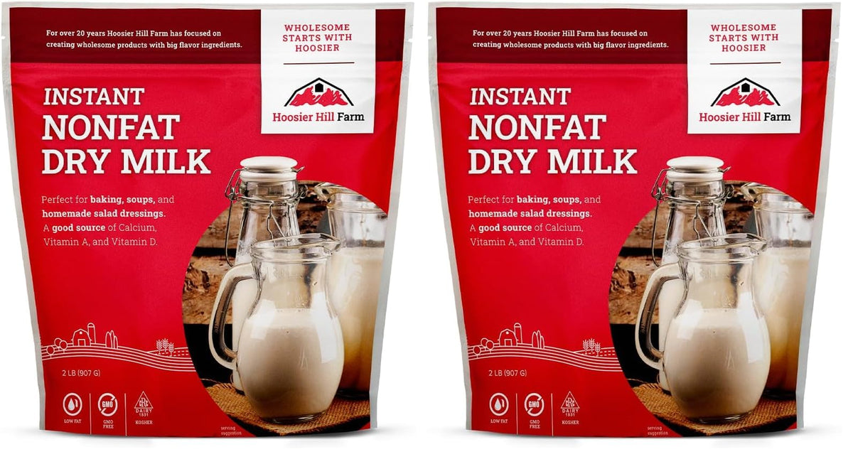 Hoosier Hill Farm Instant Nonfat Dry Milk Powder, 1LB (Pack of 1)
