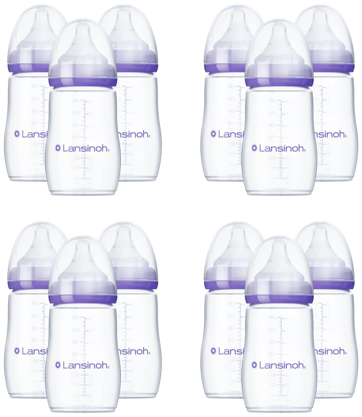Lansinoh Anti-Colic Baby Bottles, 5 Ounces, 3 Count
