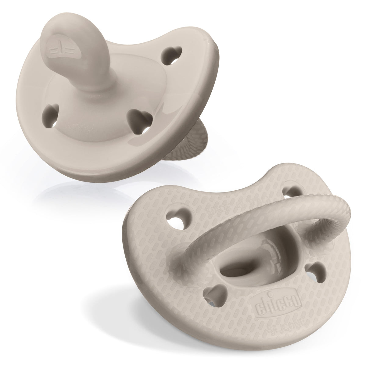 Chicco PhysioForma Silicone Orthodontic Pacifier One-Piece, 6-16m, 2-Pack