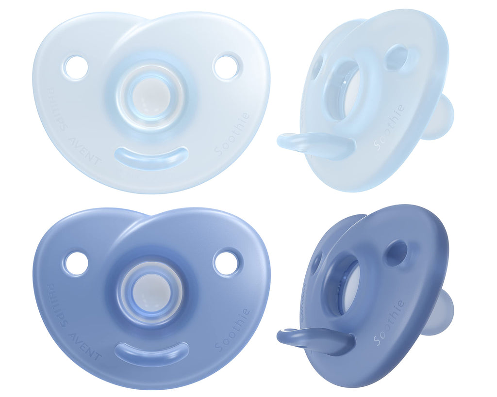 Philips Avent Soothie Heart Baby Pacifier for 0-3 Months, BPA-Free, Pink