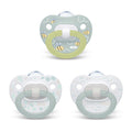 NUK Orthodontic Pacifier Value Pack, Boy, 0-6 Months (Pack of 3)