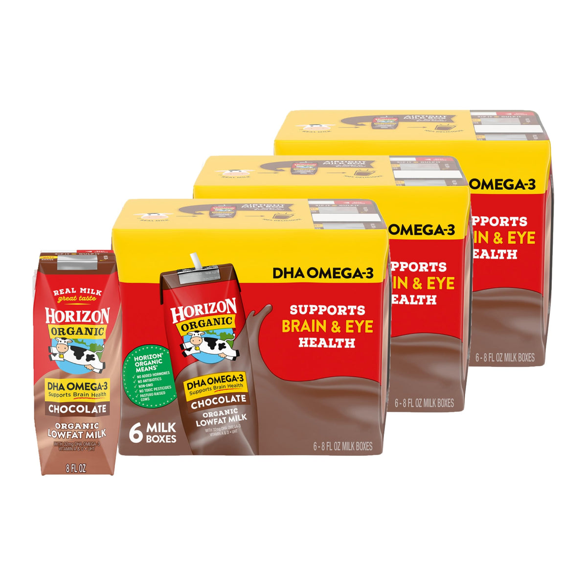 Horizon Organic Organic Whole Milk 6pk, 48 FZ